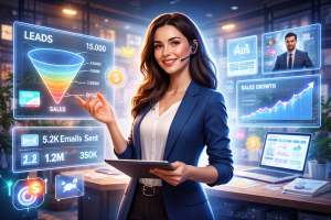 Live Avatar handling marketing and sales